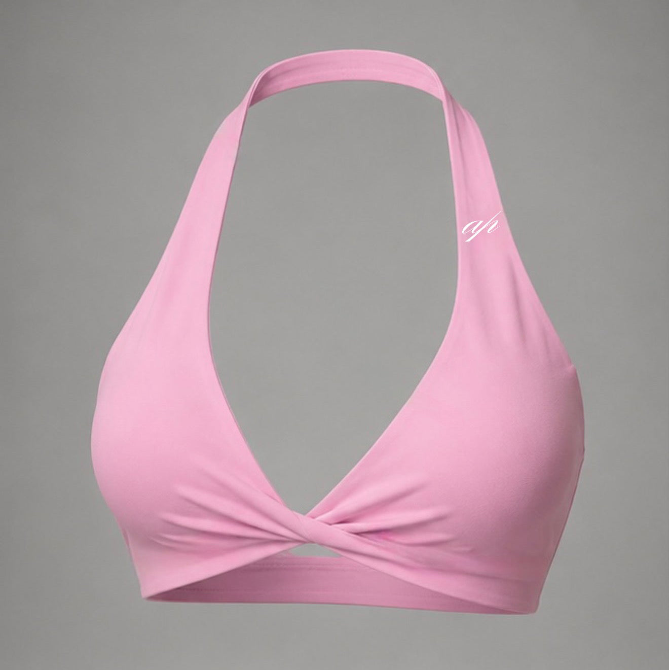 Sujetador deportivo Halter Rosa