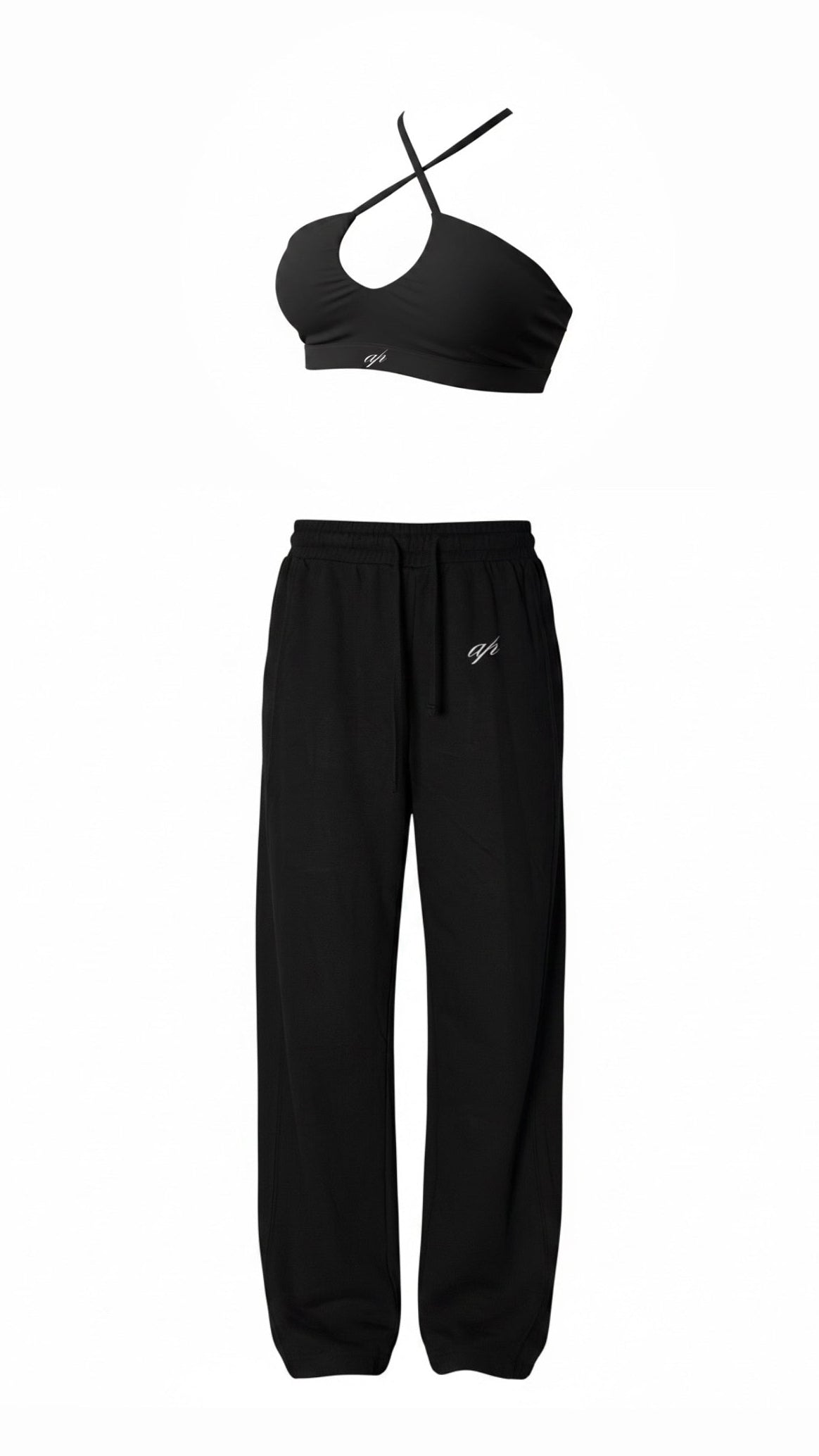 Pack Pantalón de chandal + Sujetador deportivo Infinity Negro