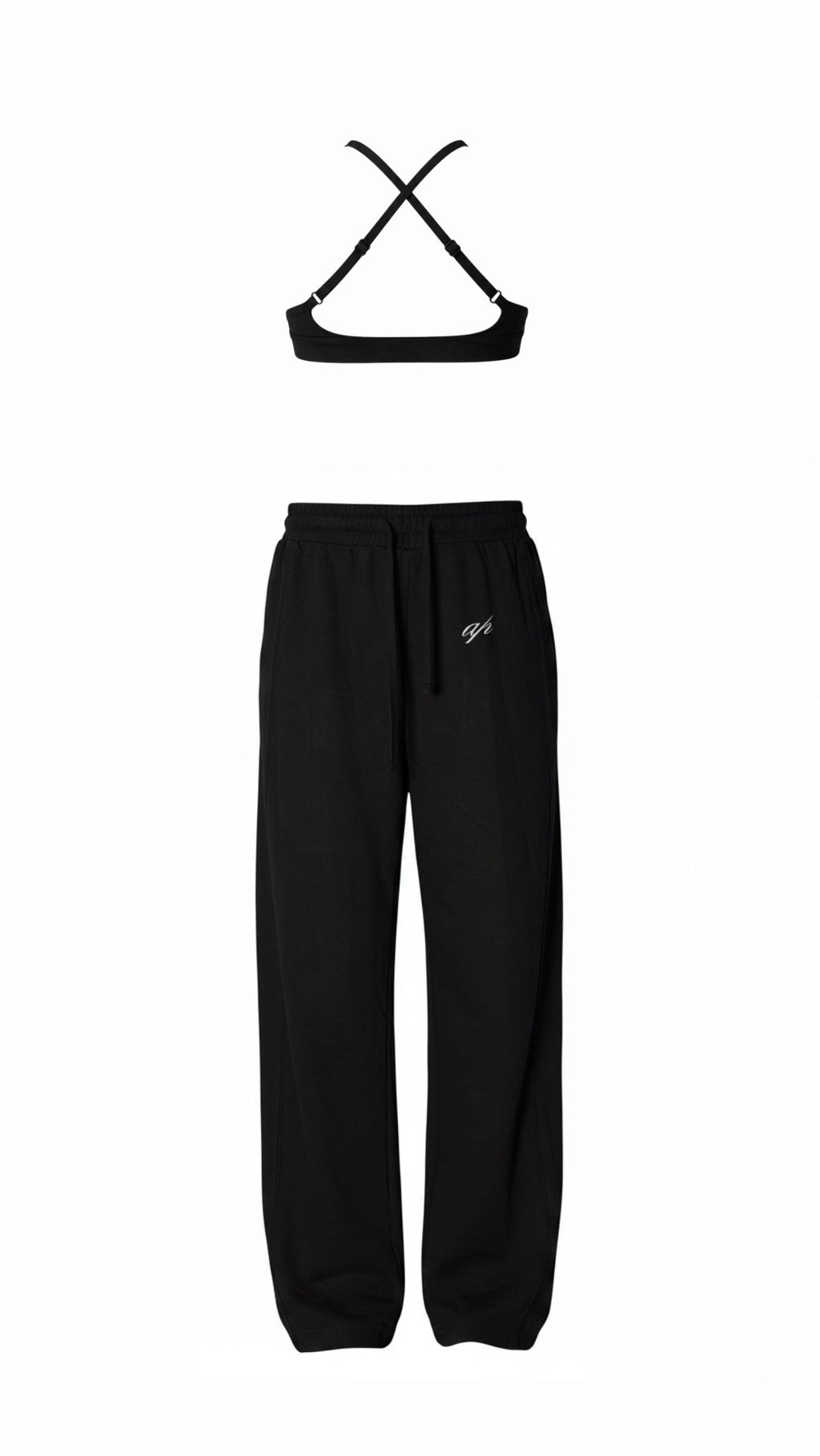 Pack Pantalón de chandal + Sujetador deportivo Infinity Negro
