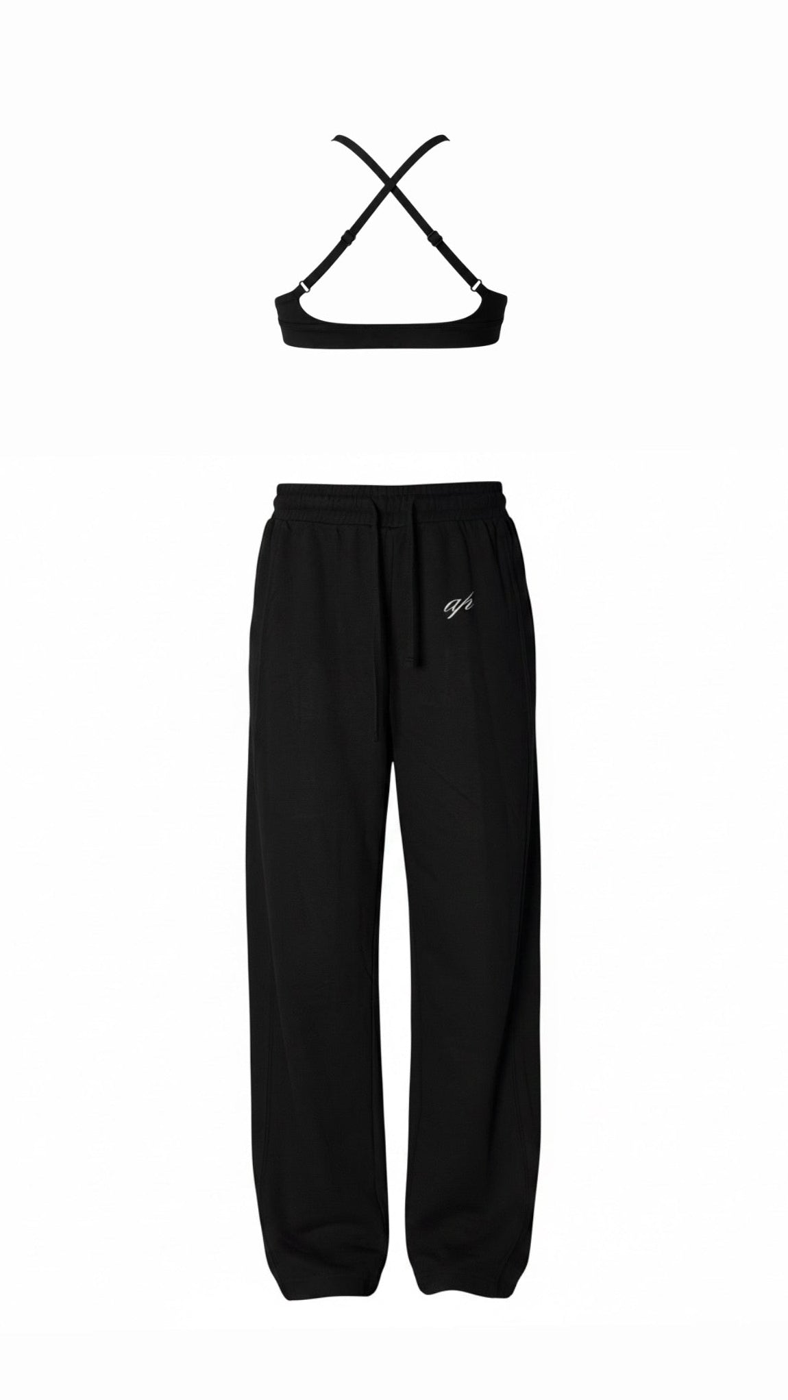 Pack Pantalón de chandal + Sujetador deportivo Infinity Negro